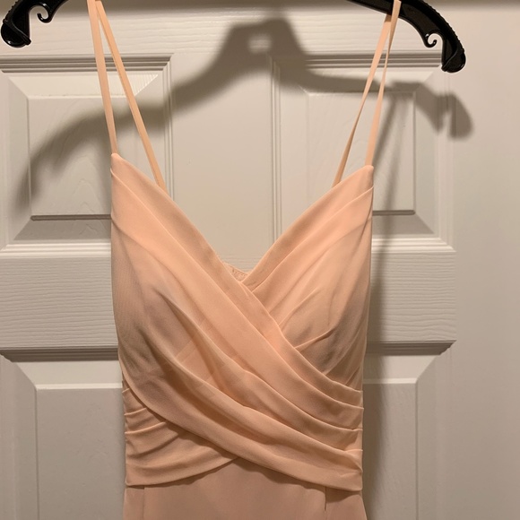 Azazie Carolina Dress in Pearl Pink - Picture 6 of 9